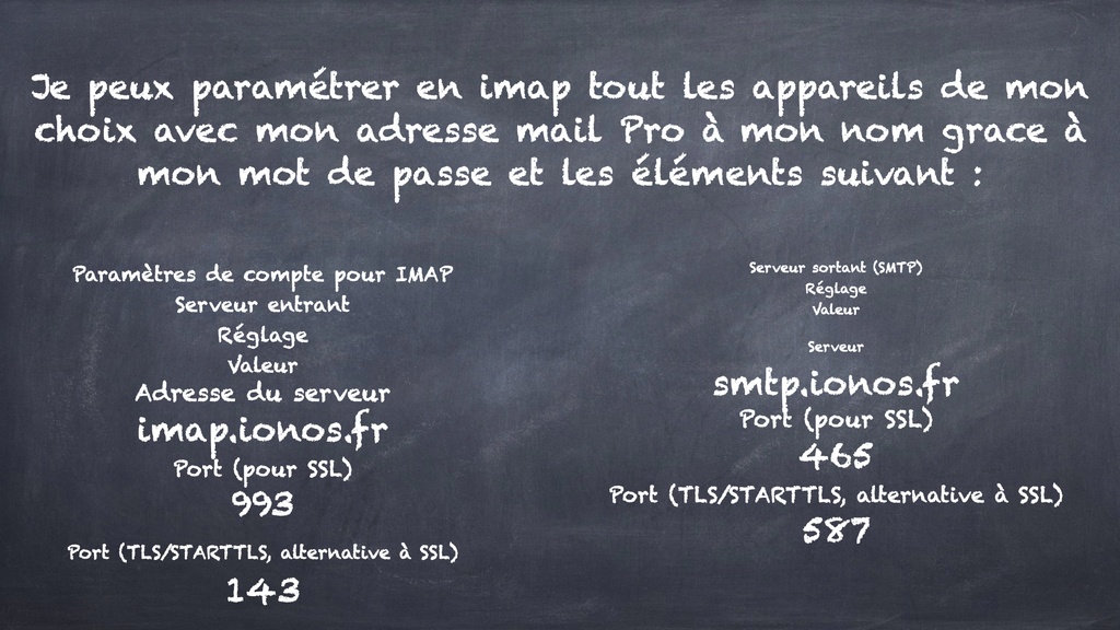 Paramétrage de mon téléphone